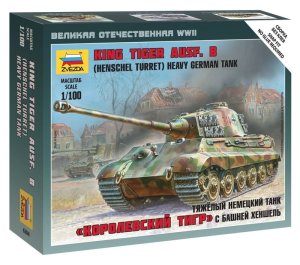 ZVEZDA 6204 - 1:100 King Tiger Ausf.B Henschel Turret