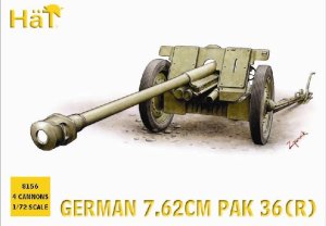 HAT 8156 - 1:72 German 7.62cm PaK 36 (r)