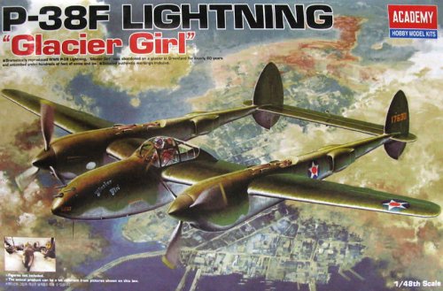 Przejdź do produktu ACADEMY 12208 - 1:48 P-38 F Lightning Glacier Girl