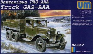 UNIMODELS 317 - 1:72 GAZ AAA Truck 1 1/2 ton