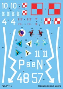 TECHMOD 48057 - 1:48 PZL P.11c