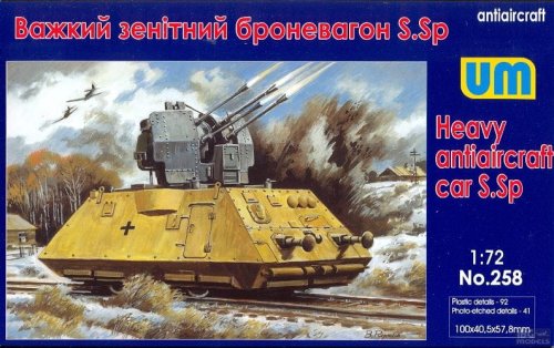 Przejdź do produktu UNIMODELS 258 - 1:72 Heavy antiaircraft car S.Sp