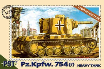 Przejdź do produktu PST 72037 - 1:72 Pz.Kpfw.754 (r) Heavy tank (German)