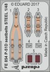 EDUARD FE854 - 1:48 P-51D seatbelts - Steel