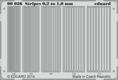 Przejdź do produktu EDUARD 00036 - Stripes 0.2 to 1 mm