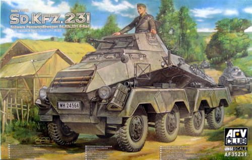 Przejdź do produktu AFV CLUB 35231 - 1:35 Sd.Kfz. 231 Early Type