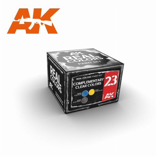 Przejdź do produktu AK INTERACTIVE RCS023 - Zestaw farb Complementary Clear Colors