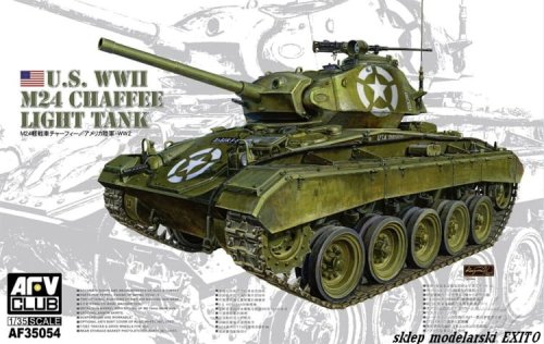 Przejdź do produktu AFV CLUB 35054 - 1:35 US WWII M24 Chaffee Light Tank