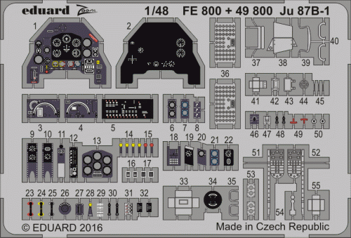 Przejdź do produktu Eduard 49800 - 1:48 Ju 87B-1