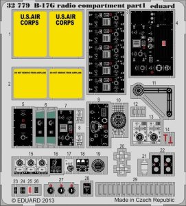 EDUARD 32779 - 1:32 B-17G radio compartment S.A.