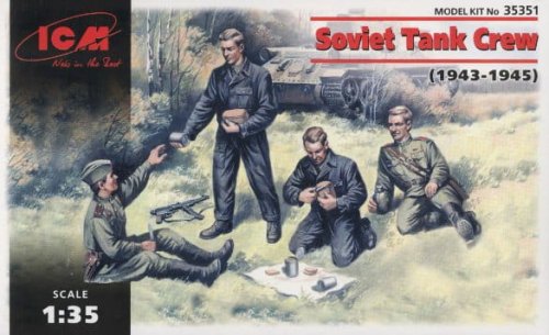 Przejdź do produktu ICM 35351 - 1:35 Soviet Tank Crew 1943-45)