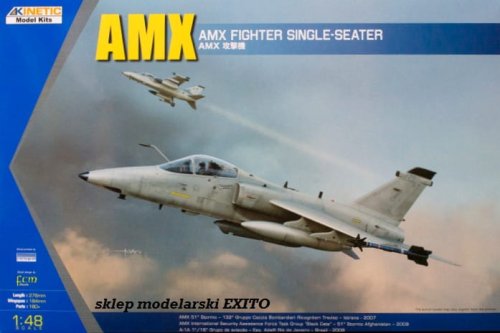 Przejdź do produktu KINETIC 48026 - 1:48 AMX Fighter Single-Seater