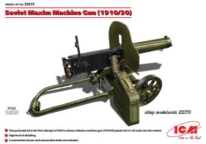ICM 35675 - 1:35 Soviet Maxim Machine Gun (1910/30)