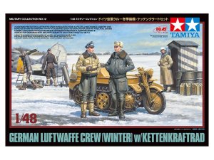 TAMIYA 32412 - 1:48 German Luftwaffe Crew w/ Kettenrad