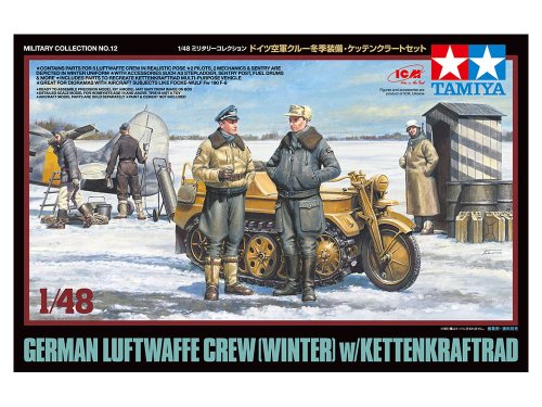 Przejdź do produktu TAMIYA 32412 - 1:48 German Luftwaffe Crew w/ Kettenrad