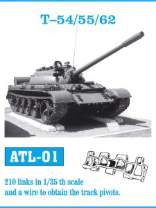 Friulmodel ATL-001 - 1:35 Metalowe gąsienice T-54 / T-55 / T-62