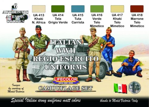 Przejdź do produktu LIFECOLOR CS 14 - Italian WW II Uniforms