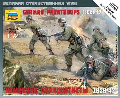 Przejdź do produktu ZVEZDA 6136 - 1:72 German Paratroops