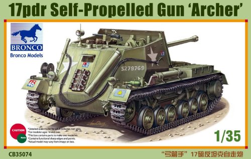 Przejdź do produktu BRONCO CB 35074 - 1:35 17pdr Self-Propelled Gun Archer