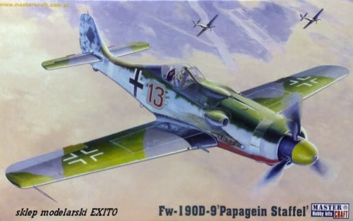 Przejdź do produktu MISTERCRAFT C08 - 1:72 Focke Wulf Fw-190D-9 Papagein Staffel