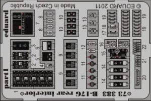 EDUARD 73383 - 1:72 B-17G rear interior