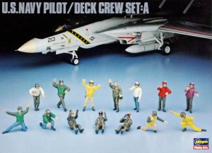 HASEGAWA X4806 - 1:48 U.S. Navy Pilot / Deck Crew Set A