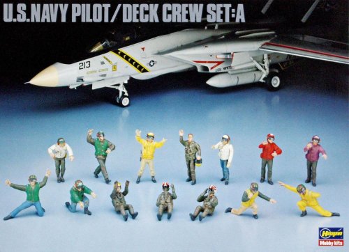 Przejdź do produktu HASEGAWA X4806 - 1:48 U.S. Navy Pilot / Deck Crew Set A