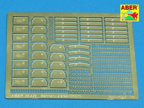 Przejdź do produktu ABER 35A029 - 1:35 German plates WWII - Niemieckie tablice rejestracyjne (II Wojna Światowa)