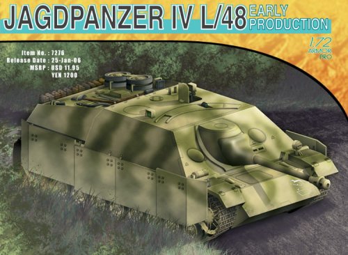 Przejdź do produktu DRAGON 7276 - 1:72 Jagdpanzer IV L/48 Early Production