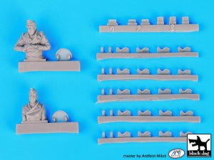 BLACK DOG T48061 - 1:48 Jagdtiger crew plus detail set