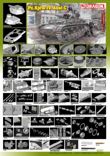 Przejdź do produktu DRAGON 6291 - 1:35 Pz.Kpfw.IV Ausf.C