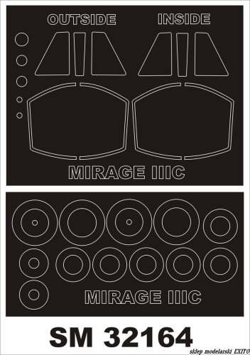 Przejdź do produktu MONTEX SM32164 - 1:32 Mirage IIIC