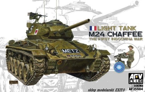 Przejdź do produktu AFV CLUB 35S84 - 1:35 M24 Chaffee Light Tank - the First Indochina War