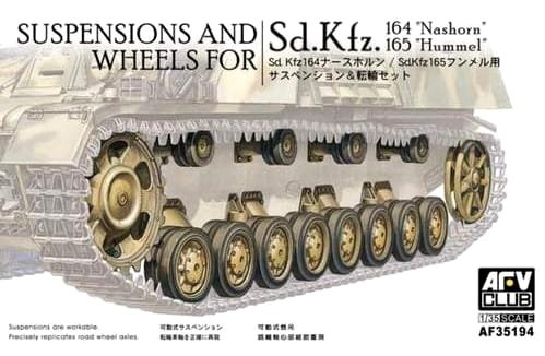 Przejdź do produktu AFV CLUB 35194 - 1:35 Wheels & Suspensions for Nashorn / Hummel