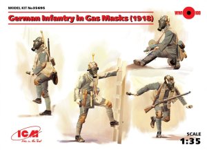 ICM 35695 - 1:35 German Infantry in Gas Masks 1918