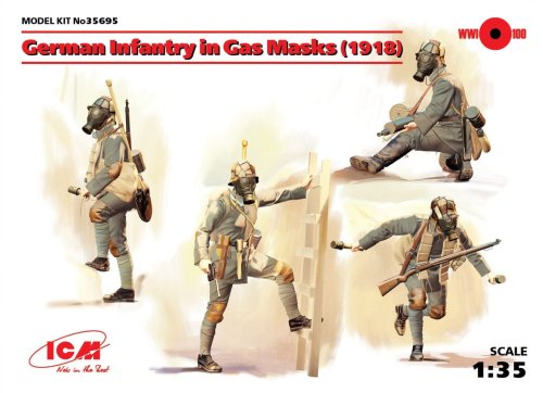 Przejdź do produktu ICM 35695 - 1:35 German Infantry in Gas Masks 1918
