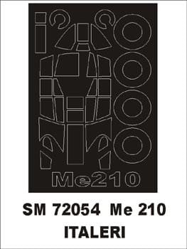 Przejdź do produktu MONTEX SM72054 - 1:72 Me-210