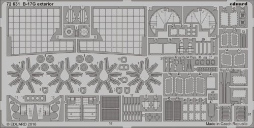 Przejdź do produktu EDUARD 72631 - 1:72 Boeing B-17G exterior