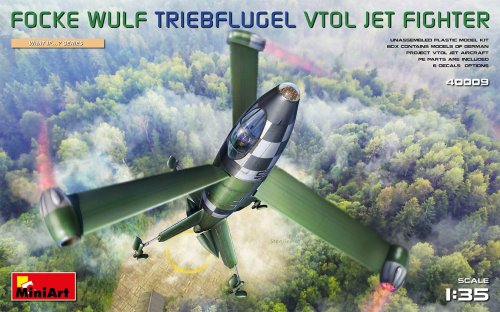 Przejdź do produktu MINIART 40009 - 1:35 Focke Wulf Triebflugel VTOL Jet Fighter