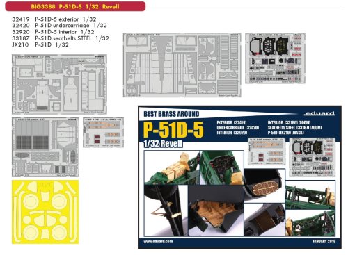 Przejdź do produktu EDUARD BIG3388 - 1:32 P-51D-5