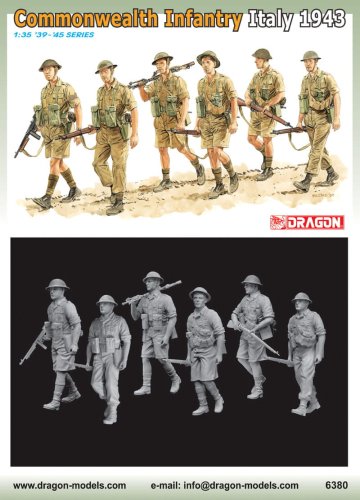 Przejdź do produktu DRAGON 6380 - 1:35 Commonwealth Infantry Italy