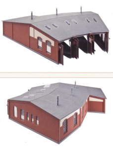 FALLER 120176 H0 - Lokomotywownia wachlarzowa