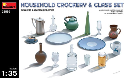 Przejdź do produktu MINIART 35559 - 1:35 Household Crockery & Glass Set