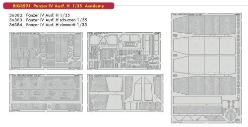 Przejdź do produktu EDUARD BIG3591 - 1:35 Panzer IV Ausf. H