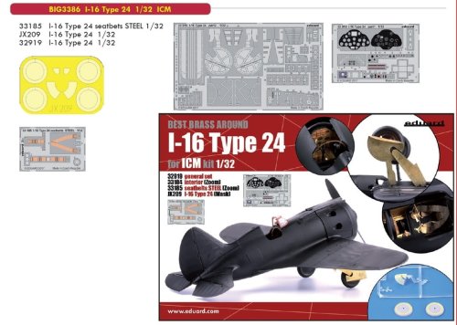 Przejdź do produktu EDUARD BIG3386 - 1:32 I-16 Type 24