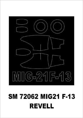 Przejdź do produktu MONTEX SM72062 - 1:72 MiG-21 F-13