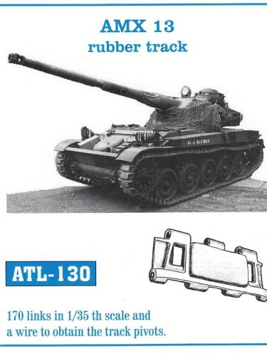 Przejdź do produktu Friulmodel ATL-130 - 1:35 Metalowe gąsienice AMX 13 rubber
