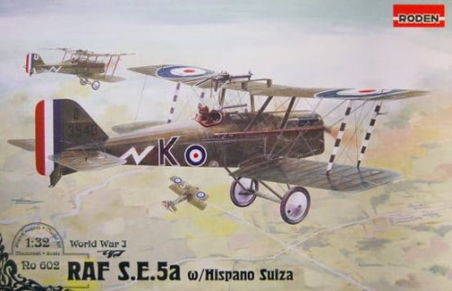 Przejdź do produktu RODEN 602 - 1:32 RAF SE5a w/Hispano Suiza