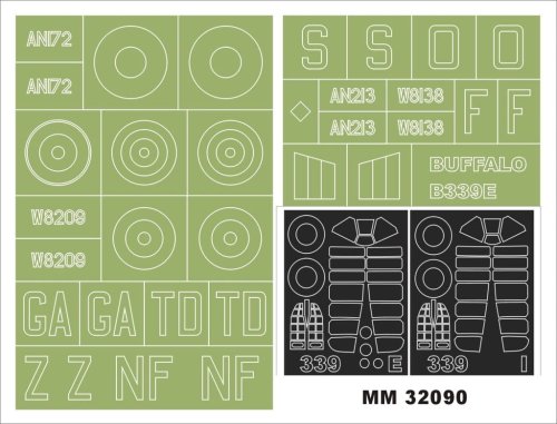 Przejdź do produktu MONTEX MM32090 - 1:32 Buffalo B-339 RAF