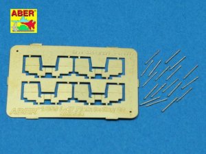 ABER 1:350L-47  - 1:350 Set of 4 shields with gun barrels for 2cm Flakving for German Navy